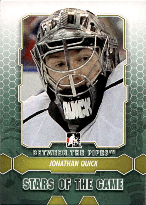 Stars of the Game JONATHAN QUICK 12-13 In the Game Between the Pipes