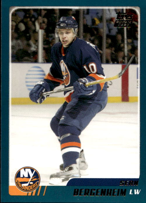 SEAN BERGENHEIM 03-04 Topps Traded (světlý růžek)