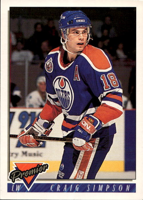 CRAIG SIMPSON 93-94 O-Pee-Chee Premier 