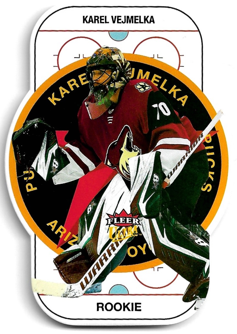 Rookie Pucks KAREL VEJMELKA 21-22 UD Fleer Ultra