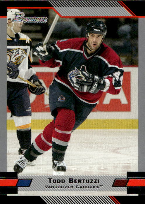 TODD BERTUZZI 03-04 Topps Bowman Draft Picks (lehce horší hrana)