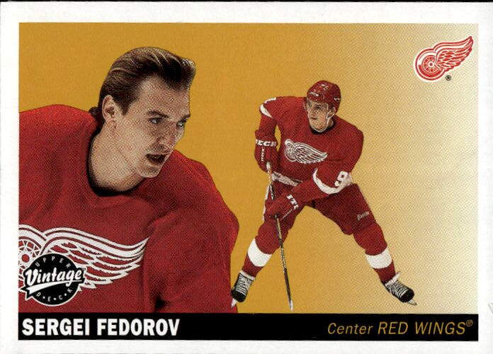 SERGEI FEDOROV 02-03 UD Vintage