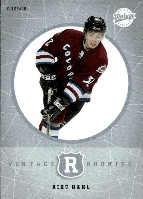 Rookie RIKU HAHL 02-03 UD Vintage