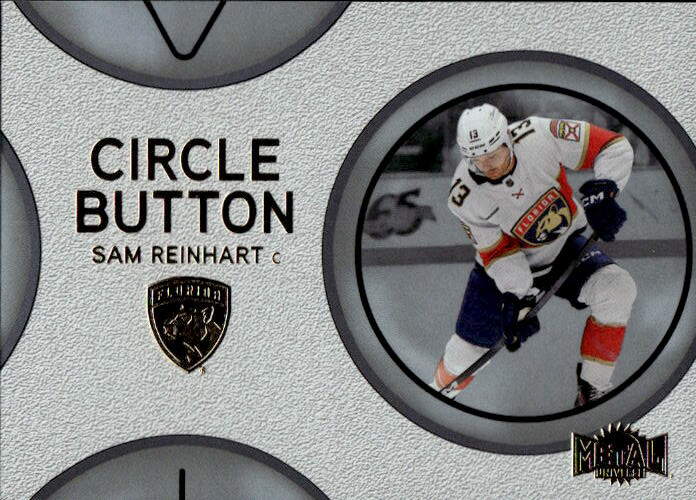 Circle Button SAM REINHART 25-26 UD Metal Universe