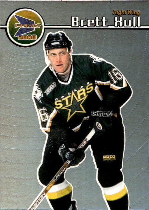 BRETT HULL 99-00 Pacific Prism (trocha barvy na kartě)
