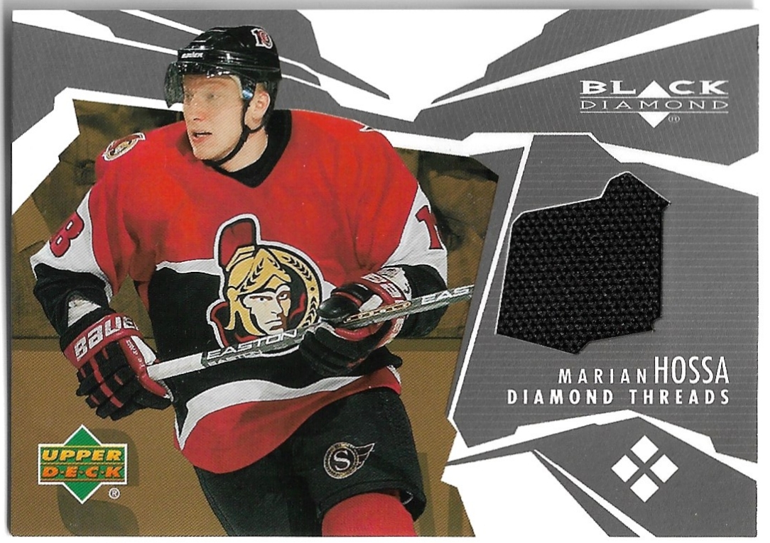 Jersey Diamond Threads MARIÁN HOSSA 03-04 UD Black Diamond