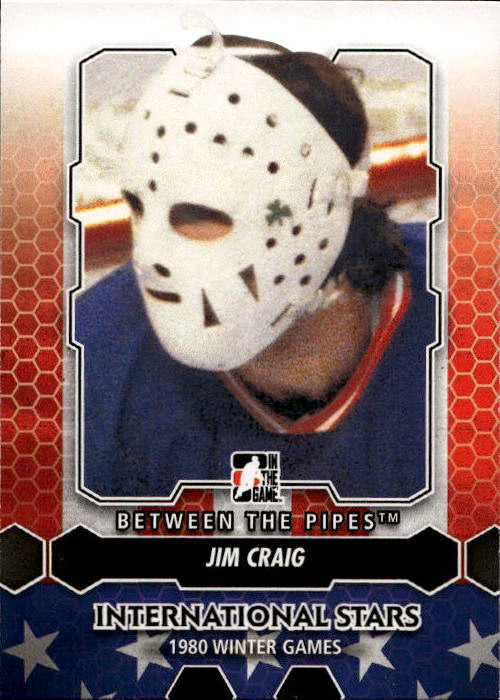 International Stars JIM CRAIG 12-13 In the Game Between the Pipes