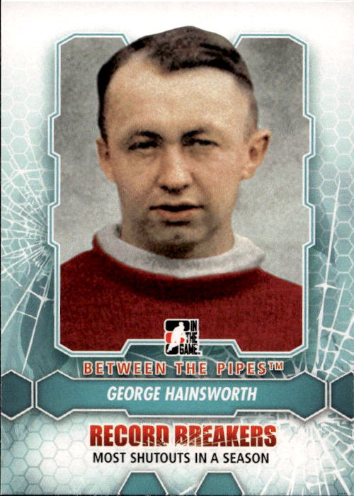 Record Breakers GEORGE HAINSWORTH 12-13 In the Game Between the Pipes