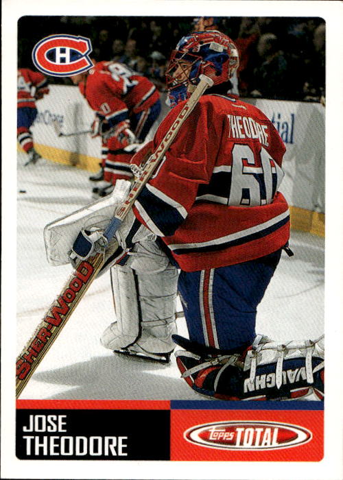 Checklist JOSE THEODORE 02-03 Topps Total