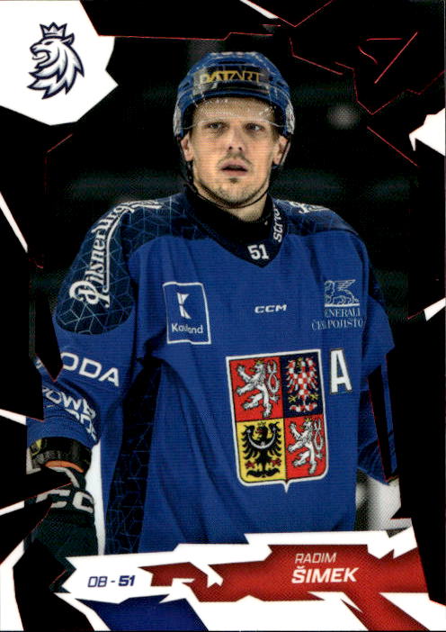 Scarlet Red RADIM ŠIMEK 2026 SportZoo Hokejové Česko