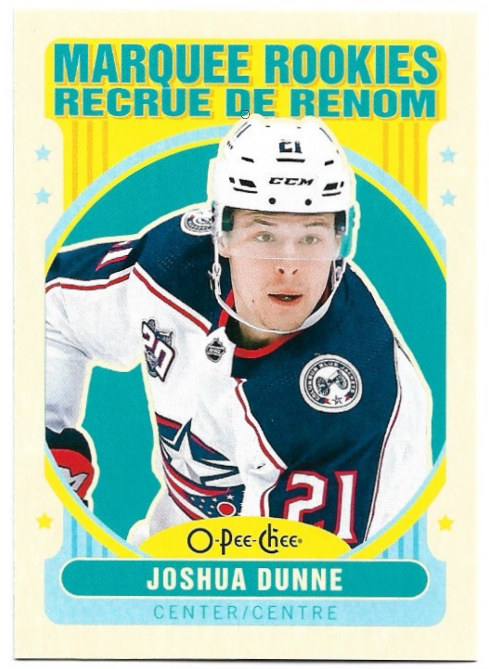 Marquee Rookie Retro JOSHUA DUNNE 21-22 UD O-Pee-Chee OPC