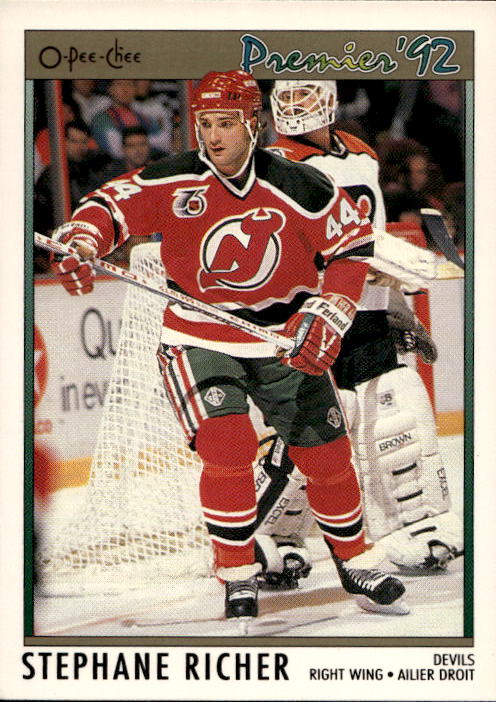 STEPHANE RICHER 91-92 O-Pee-Chee Premier