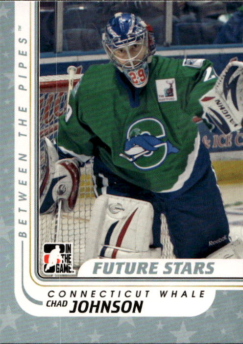 Future Stars CHAD JOHNSON 10-11 In the Game Between the Pipes