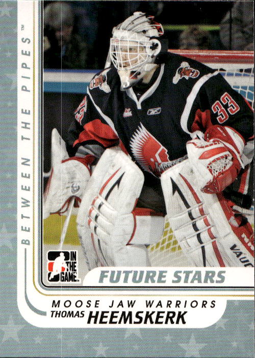Future Stars THOMAS HEEMSKERK 10-11 In the Game Between the Pipes