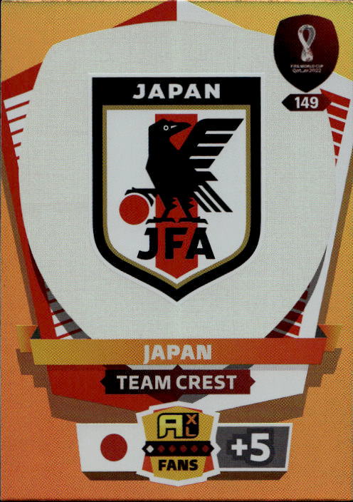 Team Crest JAPAN Panini Adrenalyn XL World Cup 2022