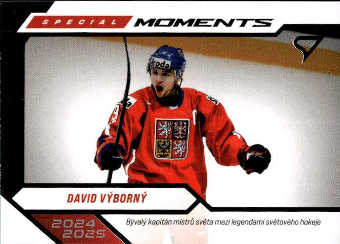 Special Moment DAVID VÝBORNÝ 2026 SportZoo Hokejové Česko
