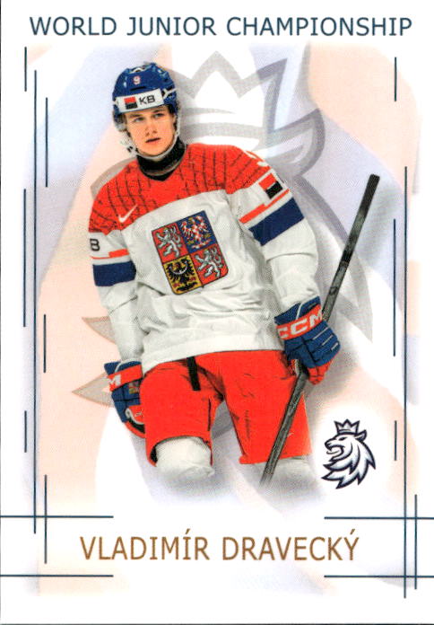 VLADIMÍR DRAVECKÝ 25-26 Real Cards Český Hokej Series 1