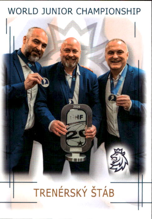 TRENÉRSKÝ ŠTÁB 25-26 Real Cards Český Hokej Series 1