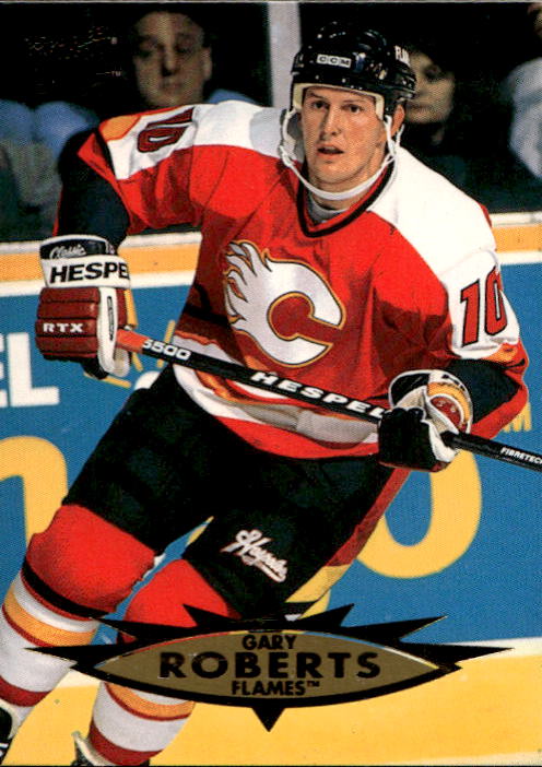 GARY ROBERTS 95-96 Fleer Ultra (lehce barvy na kartě)