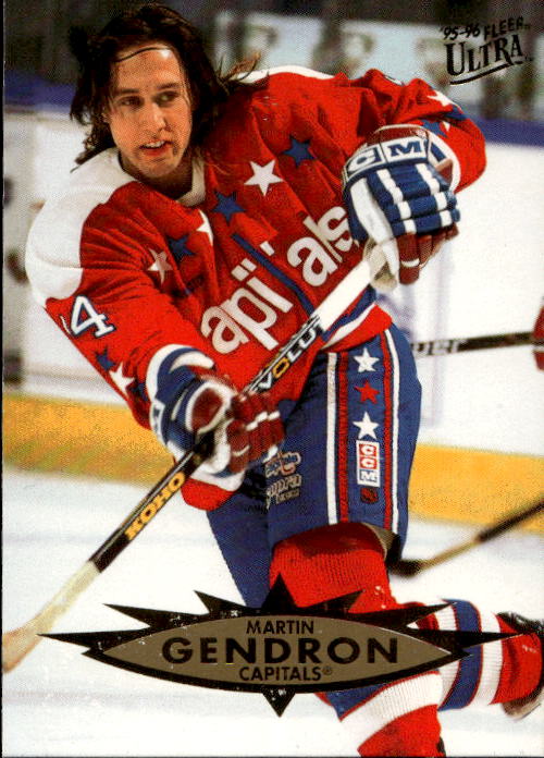 MARTIN GENDRON 95-96 Fleer Ultra (lehce barvy na kartě)