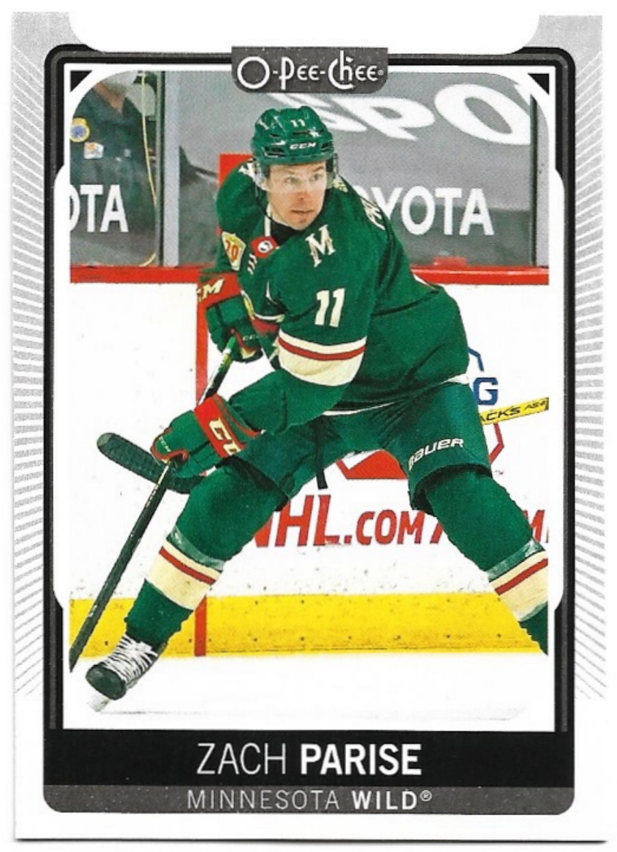 ZACH PARISE 21-22 UD O-Pee-Chee OPC