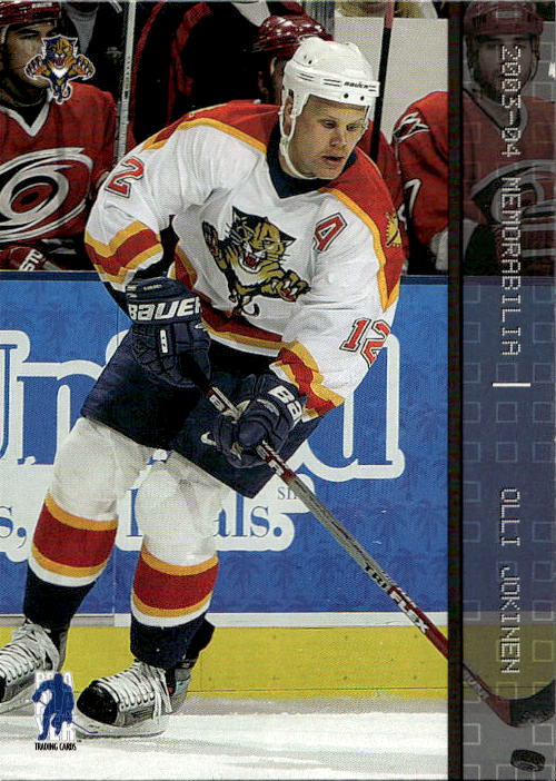 OLLI JOKINEN 03-04 In the Game Be A Player Memorabilia