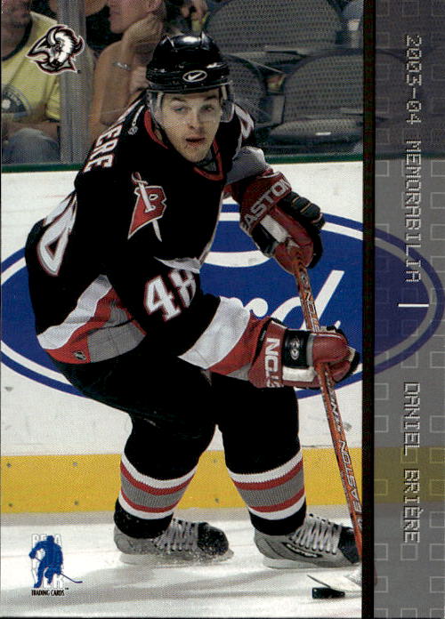 DANIEL BRIERE 03-04 In the Game Be A Player Memorabilia
