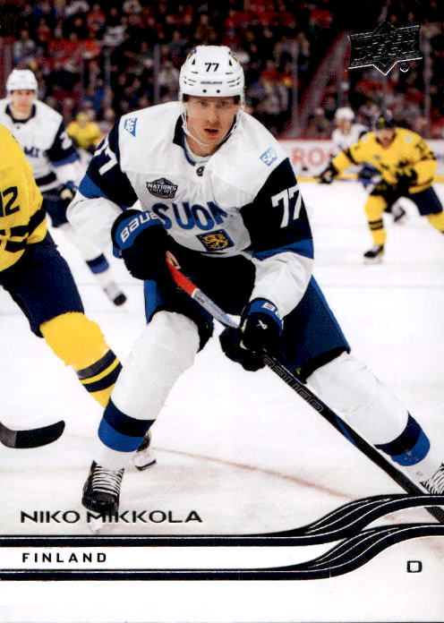 4 Nations Face-Off NIKO MIKKOLA 25-26 UD Extended Series