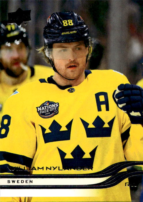 4 Nations Face-Off WILLIAM NYLANDER 25-26 UD Extended Series