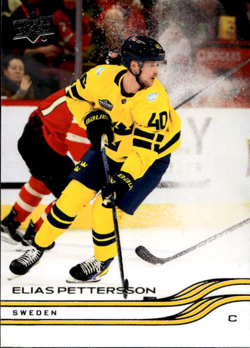 4 Nations Face-Off ELIAS PETTERSSON 25-26 UD Extended Series