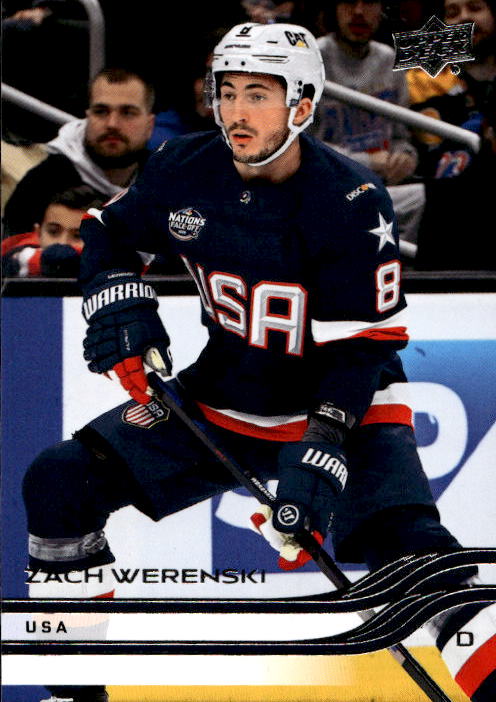 4 Nations Face-Off ZACH WERENSKI 25-26 UD Extended Series