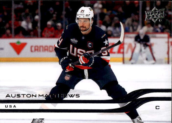 4 Nations Face-Off AUSTON MATTHEWS 25-26 UD Extended Series