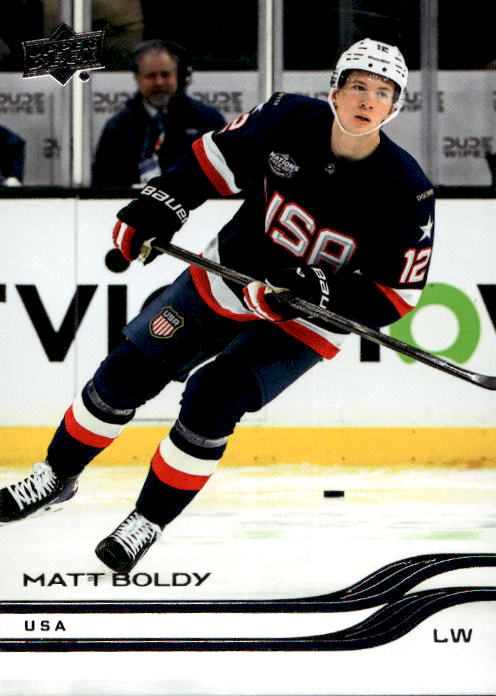 4 Nations Face-Off MATT BOLDY 25-26 UD Extended Series