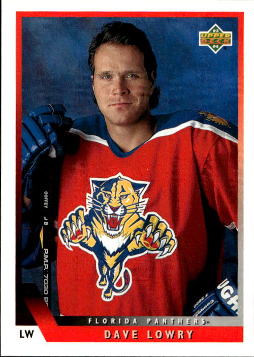 DAVE LOWRY 93-94 Upper Deck