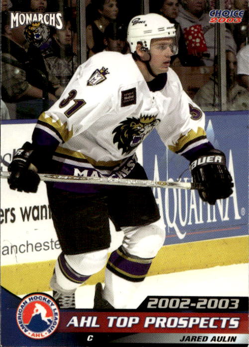 JARED AULIN 02-03 Choice AHL Top Prospects (lehce světlé hrany)