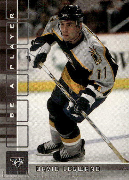 DAVID LEGWAND 01-02 In the Game Be A Player Memorabilia