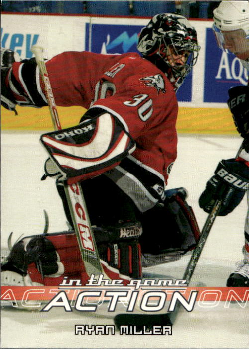 RYAN MILLER 03-04 In the Game Action