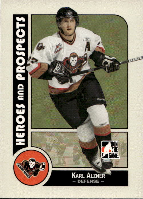 KARL ALZNER 2008-09 In the Game Heroes and Prospects 