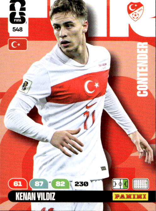 Contenders KENAN YILDIZ 2026 Panini Adrenalyn XL World Cup