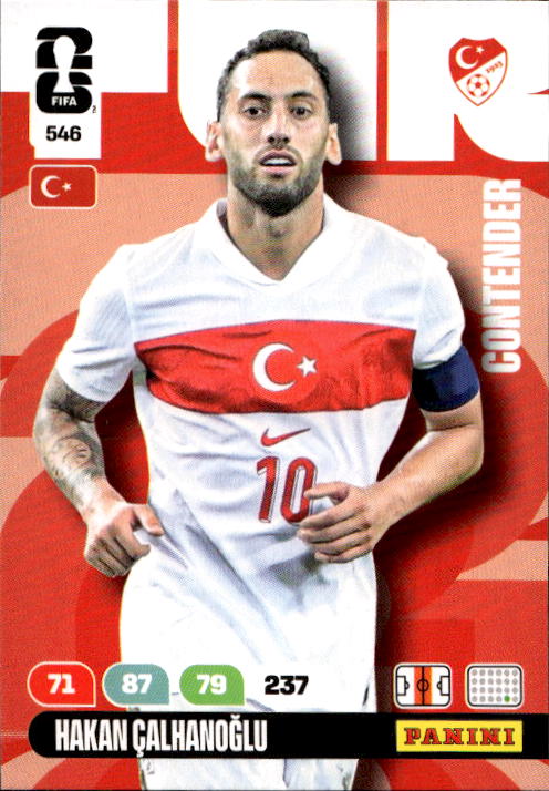 Contenders HAKAN CALHANOGLU 2026 Panini Adrenalyn XL World Cup