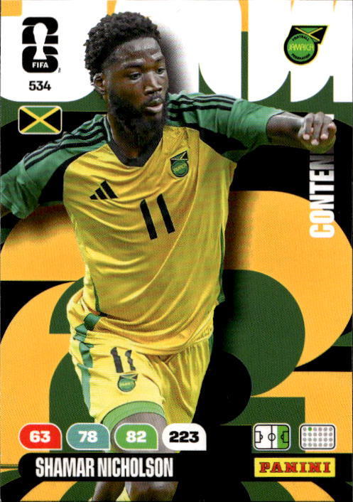 Contenders SHAMAR NICHOLSON 2026 Panini Adrenalyn XL World Cup