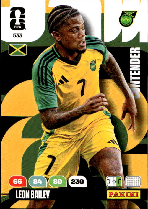 Contenders LEON BAILEY 2026 Panini Adrenalyn XL World Cup