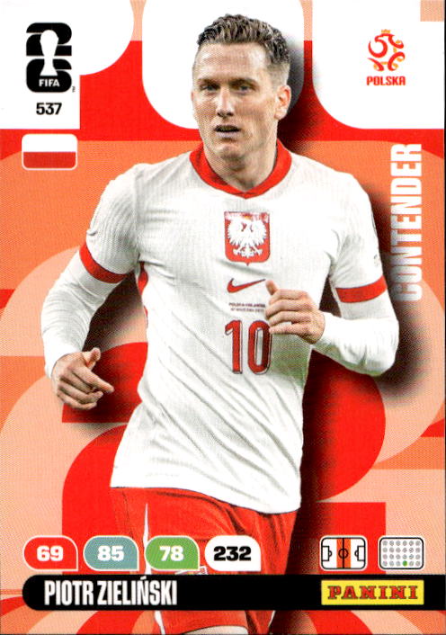 Contenders PIOTR ZIELINSKI 2026 Panini Adrenalyn XL World Cup