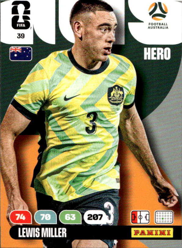 LEWIS MILLER 2026 Panini Adrenalyn XL World Cup