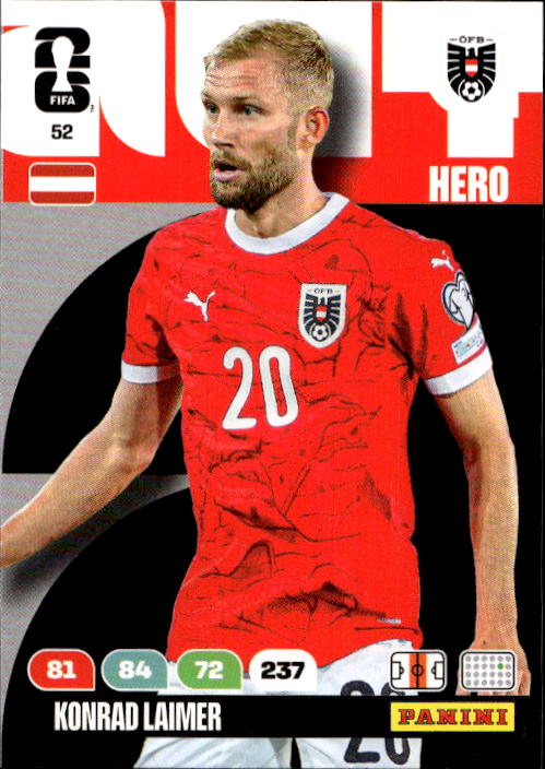 KONRAD LAIMER 2026 Panini Adrenalyn XL World Cup