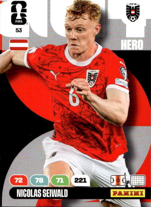 NICOLAS SEIWALD 2026 Panini Adrenalyn XL World Cup