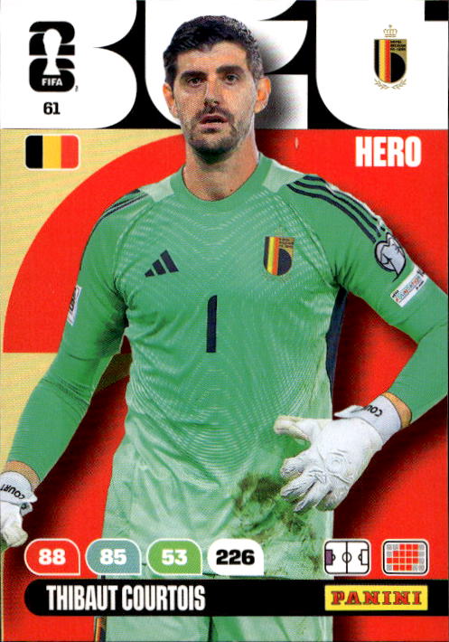 THIBAUT COURTOIS 2026 Panini Adrenalyn XL World Cup
