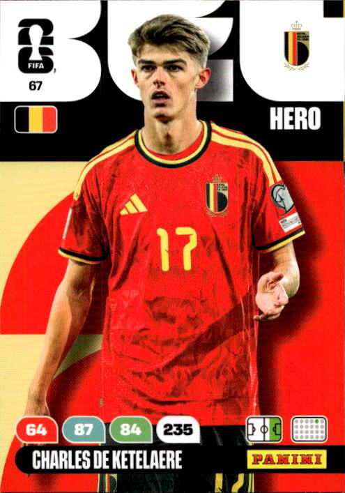 CHARLES DE KETELAERE 2026 Panini Adrenalyn XL World Cup