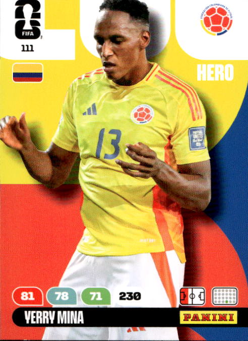 YERRY MINA 2026 Panini Adrenalyn XL World Cup