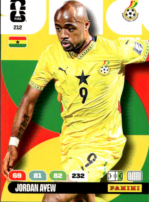 JORDAN AYEW 2026 Panini Adrenalyn XL World Cup
